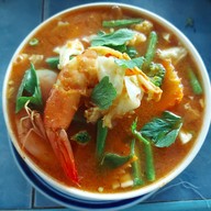 เมนูของร้าน เจ้แมว โอมมาซีฟู้ดส์ เลียบหาดแม่รำพึง อำเภอบางสะพาน