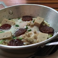 เมนูของร้าน วาเลนติโน่ ไข่กระทะ โจ๊ก เกาเหลาเลือดหมู