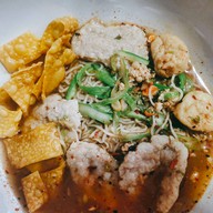 เมนูของร้าน เส้นสยาม ก๋วยเตี๋ยวต้มยำสุโขทัย สายไหม