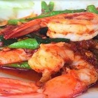 เมนูของร้าน ข้าวหมูแดงหมูกรอบ นายพล อาคารนิรมิต เขาสามยอด ลพบุรี