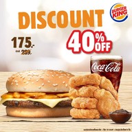 ลด 40% Mushroom + 6 Nuggets + Coke 16 oz. เหลือ 175 บาท ปกติ 289 บาท