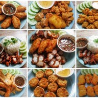 รวมเรื่องทอด  ข้าวหมูทอด ข้าวไก่ทอด