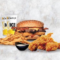 เมนูของร้าน Carl's Jr. เมกา บางนา