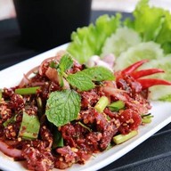 เมนูของร้าน ร้านลาบร้อยเอ็ด