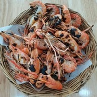 เมนูของร้าน ผ่องพรรณกุ้งเผา ตลาดกลางอยุธยา