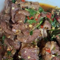 เมนูของร้าน ใบเตยก๋วยเตี๋ยวเนื้อตุ๋น
