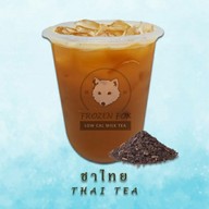 เมนูของร้าน Frozen Fox Low Cal Milk Tea สาขาถนนสรงประภา ดอนเมือง