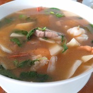 เมนูของร้าน ครัวเจ๊แมว ปากน้ำปราณ
