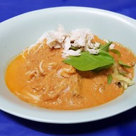 เมนูของร้าน ขนมจีนต้นก้ามปู นวลจันทร์ .