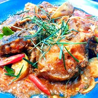 เมนูของร้าน อิ่มอร่อยเท็คโฮม แพรกษา