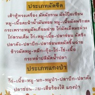 เมนู ณรงค์โภชนา