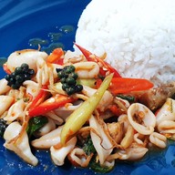 เมนูของร้าน อิ่มอร่อยเท็คโฮม แพรกษา