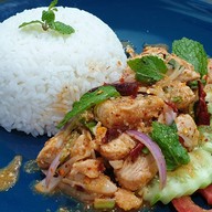 เมนูของร้าน อิ่มอร่อยเท็คโฮม แพรกษา