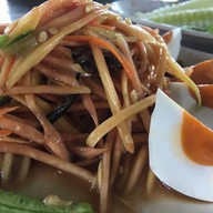 เมนูของร้าน น่านน้ำป่าสักปลาเผา