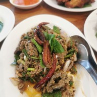 เมนูของร้าน ลาบเป็ดชัยนาท
