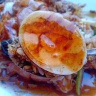 เมนูของร้าน ข้าวหมูแดงหมูกรอบราชบุรี