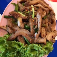 เมนูของร้าน ตี๋คอหมูย่าง
