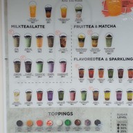 เมนู Kita Tea Stand สาขาเมืองภูเก็ต