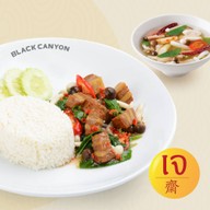 เมนูของร้าน Black Canyon ตลาดบองมาร์เช่