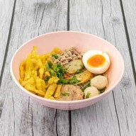 เมนู ก๋วยเตี๋ยวต้มยำหมูกรอบดอนเมือง