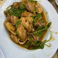 เมนูของร้าน ข้าวต้มผักบุ้งลอยฟ้า  พัทยาเหนือ