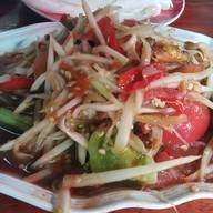 เมนูของร้าน ส้มตำเบญจางค์