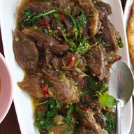 เมนูของร้าน ใบเตยก๋วยเตี๋ยวเนื้อตุ๋น