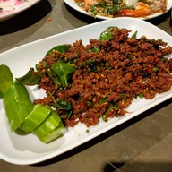 เมนูของร้าน ครัวเฮียปอริมน้ำ