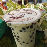 เมนูของร้าน ชาไข่มุข ละมุนชา  ตลาดนัดหนองผักชี