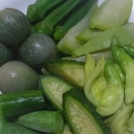 รุ้งน้ำพริกสด