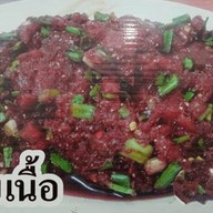 เมนูของร้าน ร้านลาบสุรินทร์ บ้านหม้อ