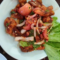 เมนูของร้าน ส้มตำทอด ตายาย