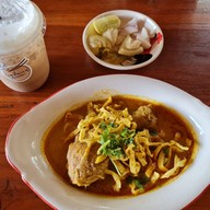 เมนูของร้าน ก๋วยเตี๋ยวหมูสวนดอก