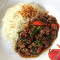 เมนูของร้าน ก๋วยเตี๋ยวเรือสิบสาม (ครัวชากะเฌอ)