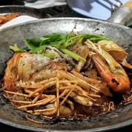 เมนูของร้าน เล้งกุ้งเผา