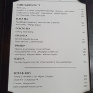 เมนู Cafe Cha โรงแรม เดอะ สยาม