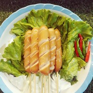 ส้มตำ นายธีร์อิส้ายพาสวบ ส้มตำ ยำคอหมูย่าง ตลาดร่วมเจริญสะพานขาว