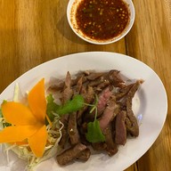 เมนูของร้าน ร้านโค้งแซ่บ ลาบยโส