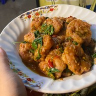 เตี๋ยวเป็ดตุ๋น เตี๋ยวหมูเด้งต้มยำ อาหารตามสั่ง ป้าอ้อยครกยักษ์ ร้านเดียวกันกับขนมปังปิ้ง สั่งเถอะทำไวมากก