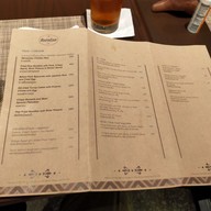 เมนู เรือนต้น โรงแรมมณเฑียร