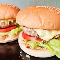 June's Burger  Homemade