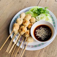 เมนูของร้าน ลูกชิ้นปิ้งป้าสาย