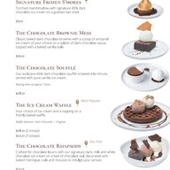 เมนู The Dark Gallery Takashimaya