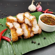 ข้าวหมูทอดอาหารตามสั่งครัวลุงปุ๊