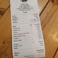 เมนู Rabbito' Cafe