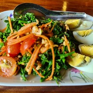 เมนูของร้าน ครัวผักหวานบ้าน ไร่นฤบดินทร์ สาขา 1 แสงชูโต