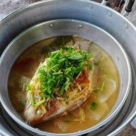เมนูของร้าน ป้าแขก ปลาเผาผักสดน้ำจิ้มรสเด็ด