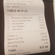 เมนู Wilaiwan Huahin