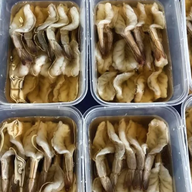 เมนูของร้าน เจ้จิ๋มกุ้งสด