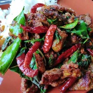 เมนูของร้าน ป่ายอดแก้ว-ไก่ดำ